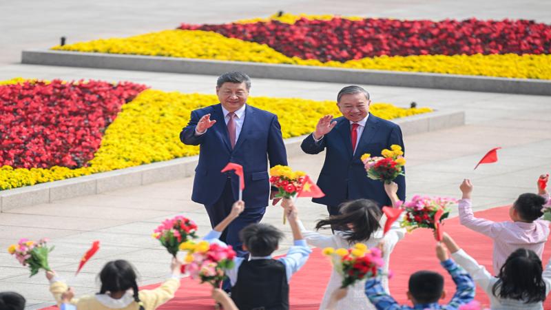 习近平同越共中央总书记、国家主席苏林举行会谈